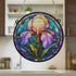 Iris Stained Glass Effect Suncatcher